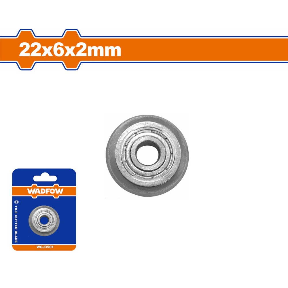 WADFOW ΑΝΤΑΛ/ΚΟ ΜΑΧΑΙΡΙ Φ-22 Χ 6 Χ 2mm ΓΙΑ ΚΟΦΤΕΣ ΠΛΑΚΙΔΙΩΝ WTR1508 / WTR1510 / WTR1512 / WTR2512 / WTR3512 / WTR3516 / WTR3518   (WCJ3501)