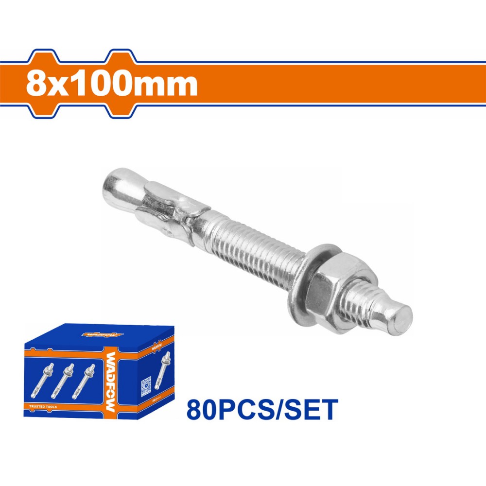 WADFOW ΒΙΣΜΑΤΑ ΜΕΤΑΛΛΙΚΑ ΓΑΛΒ. EXPRESS 8 Χ 100 80ΤΕΜ (WDQ2524)