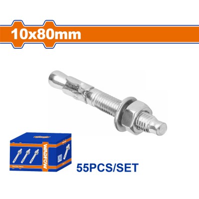 WADFOW ΒΙΣΜΑΤΑ ΜΕΤΑΛΛΙΚΑ ΓΑΛΒ. EXPRESS 10 Χ 80 55ΤΕΜ (WDQ2533)