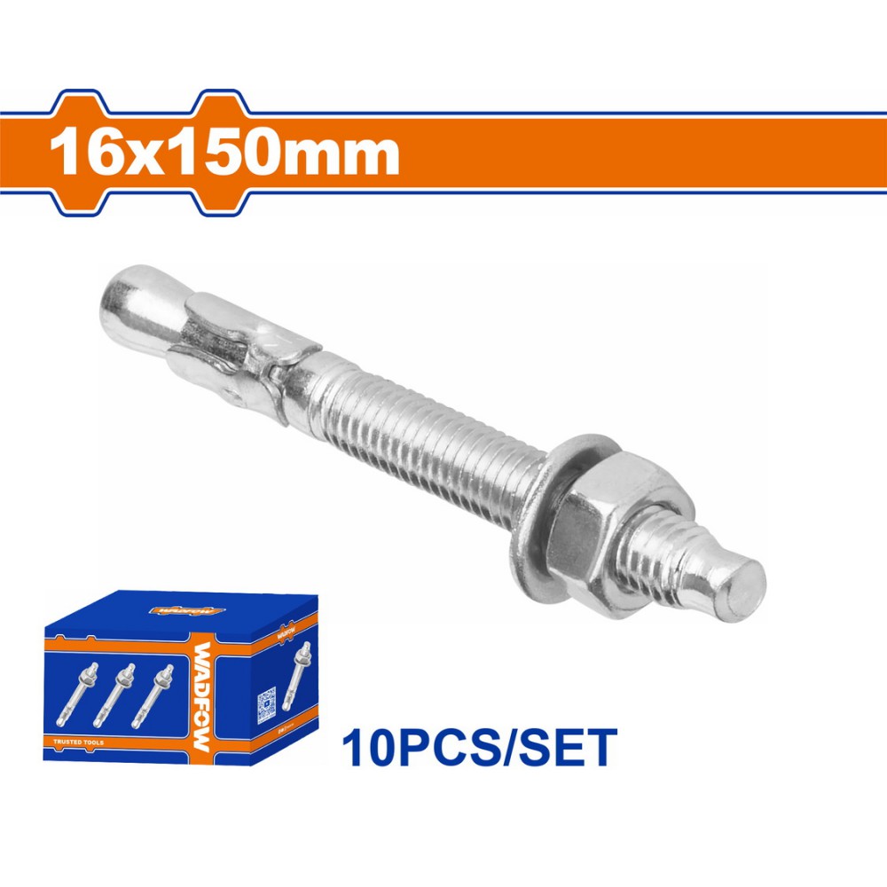WADFOW ΒΙΣΜΑΤΑ ΜΕΤΑΛΛΙΚΑ ΓΑΛΒ. EXPRESS 16 Χ 150 10ΤΕΜ (WDQ2557)