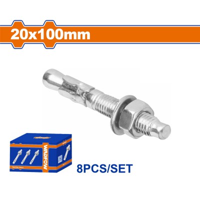 WADFOW ΒΙΣΜΑΤΑ ΜΕΤΑΛΛΙΚΑ ΓΑΛΒ. EXPRESS 20 Χ 100 8ΤΕΜ (WDQ2564)