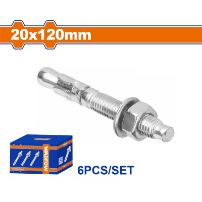 WADFOW ΒΙΣΜΑΤΑ ΜΕΤΑΛΛΙΚΑ ΓΑΛΒ. EXPRESS 20 Χ 120 6ΤΕΜ (WDQ2565)