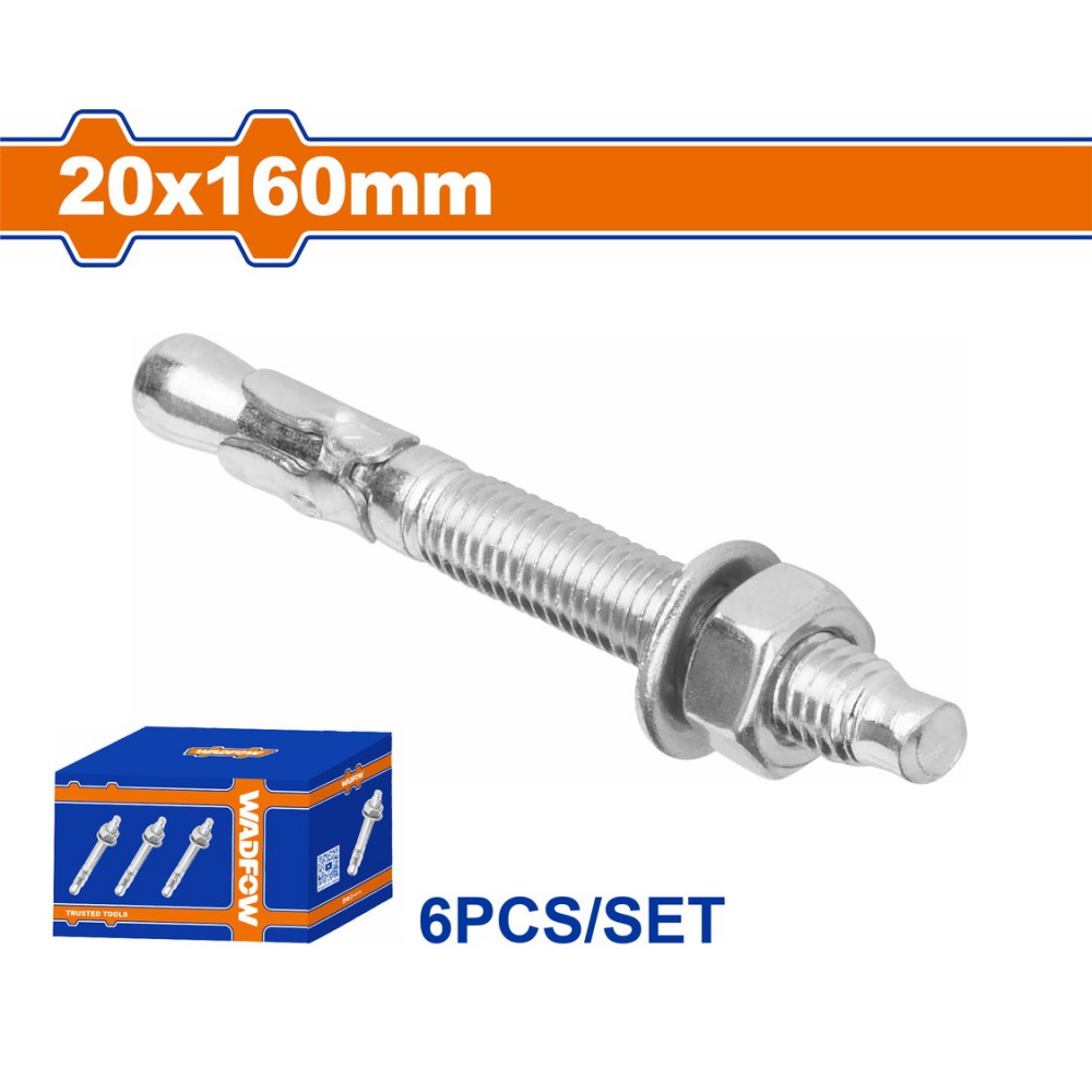 WADFOW ΒΙΣΜΑΤΑ ΜΕΤΑΛΛΙΚΑ ΓΑΛΒ. EXPRESS 20 Χ 160 6ΤΕΜ (WDQ2568)