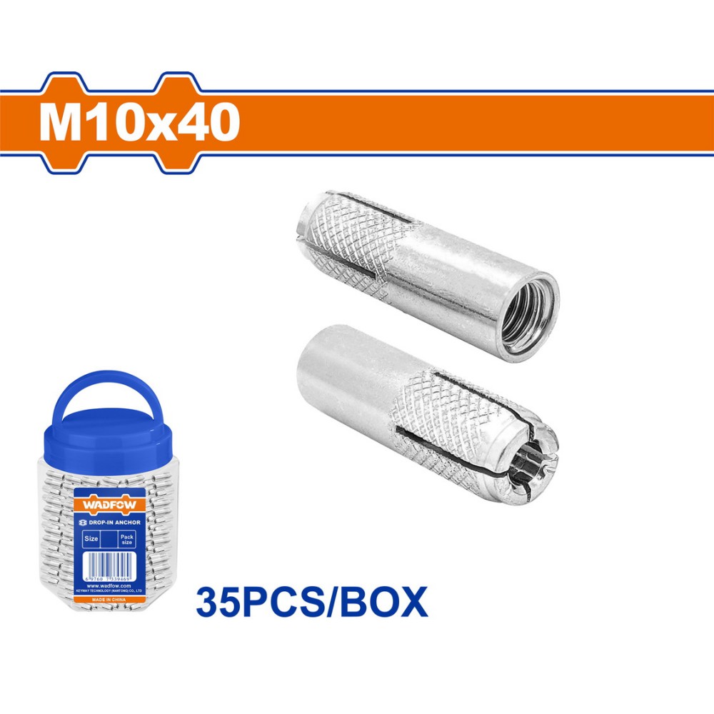 WADFOW ΒΙΣΜΑΤΑ ΜΕΤΑΛΛΙΚΑ ΓΑΛΒ. ΝΤΙΖΑΣ ΕΣΩΤΕΡΙΚΟ ΣΠΕΙΡΩΜΑ 10 Χ 40 35ΤΕΜ ΣΕ ΠΛΑΣΤ. ΒΑΖΑΚΙ (WDQ3T10)