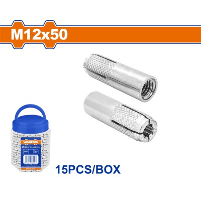 WADFOW ΒΙΣΜΑΤΑ ΜΕΤΑΛΛΙΚΑ ΓΑΛΒ. ΝΤΙΖΑΣ ΕΣΩΤΕΡΙΚΟ ΣΠΕΙΡΩΜΑ 12 Χ 50 15ΤΕΜ ΣΕ ΠΛΑΣΤ. ΒΑΖΑΚΙ (WDQ3T12)