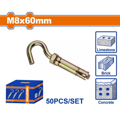 WADFOW ΒΙΣΜΑ ΜΕΤΑΛΛΙΚΟ Β.Τ ΜΕ ΓΑΝΤΖΟ 8X60mm 50TEM (WDQ4522)