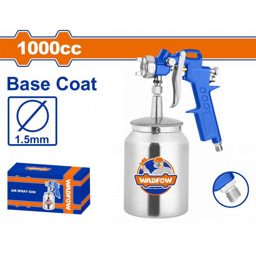 WADFOW ΠΙΣΤΟΛΙ ΒΑΦΗΣ ΚΑΤΩ ΔΟΧΕΙΟ ΜΕΤΑΛΛΙΚΟ 1000cc / 1.5mm (WGA1510)