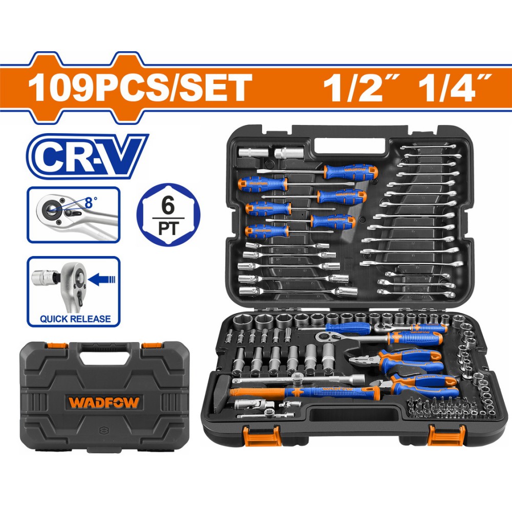 WADFOW ΕΡΓΑΛΕΙΟΘΗΚΗ ΜΕ 109ΤΕΜ ΕΡΓΑΛΕΙΑ (WHS2109)