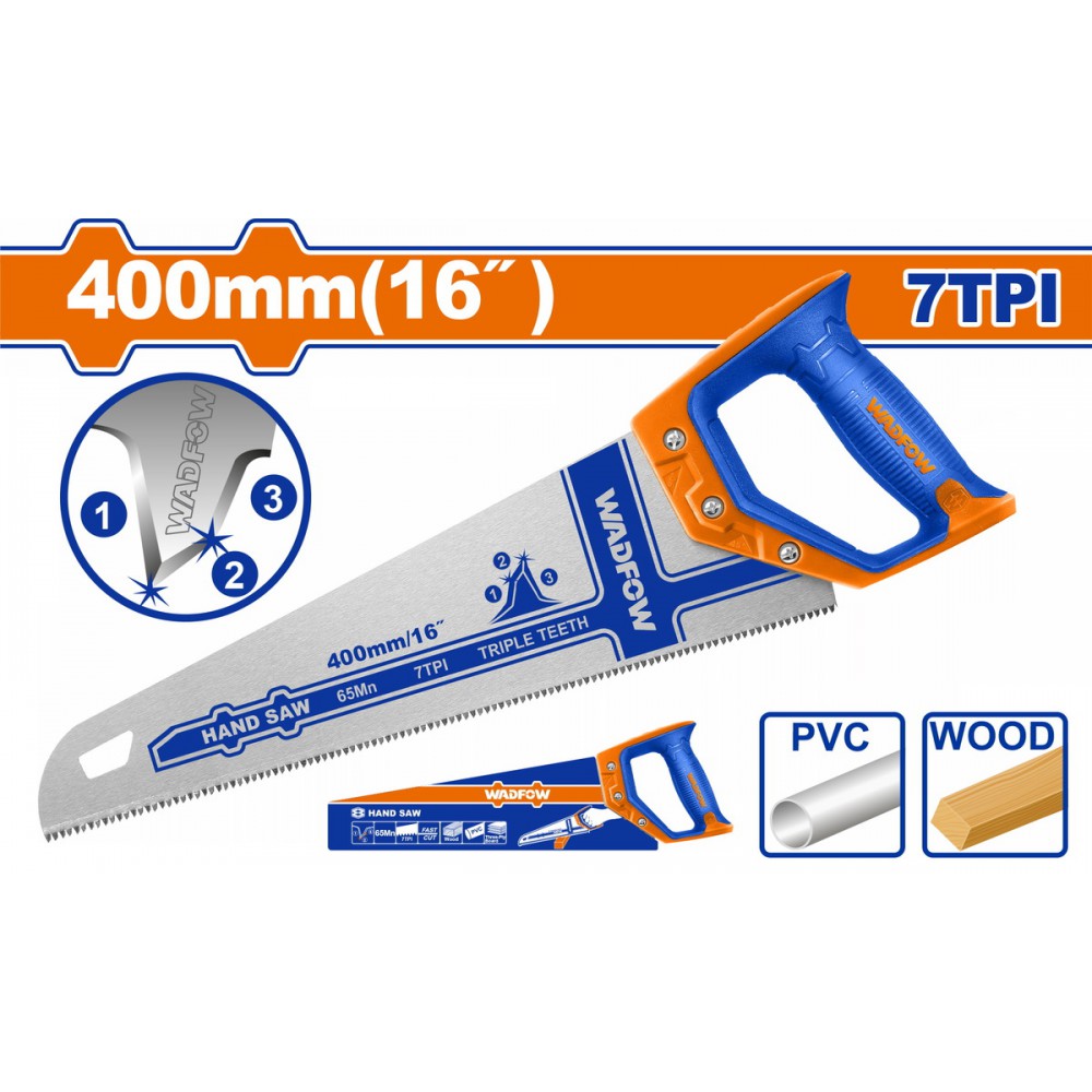 WADFOW ΣΕΓΑΤΣΑ ΞΥΛΟΥ & PVC 400mm (WHW8G16)