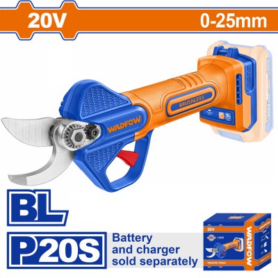 WADFOW ΨΑΛΙΔΙ ΚΛΑΔΕΜΑΤΟΣ 25mm ΜΠΑΤ. Li-ion 20V ΧΩΡΙΣ ΜΠΑΤΑΡΙΑ & ΦΟΡΤΙΣΤΗ BL Motor (WJFP525)