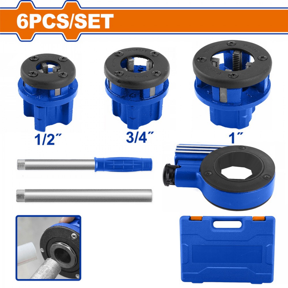 WADFOW ΣΕΤ ΦΙΛΙΕΡΕΣ 1/2" ΕΩΣ 1" 6ΤΕΜ (WJK1D31)