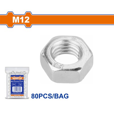 WADFOW ΠΑΞΙΜΑΔΙ ΓΑΛΒ. DIN934 12mm 80TEM (WMV1941)