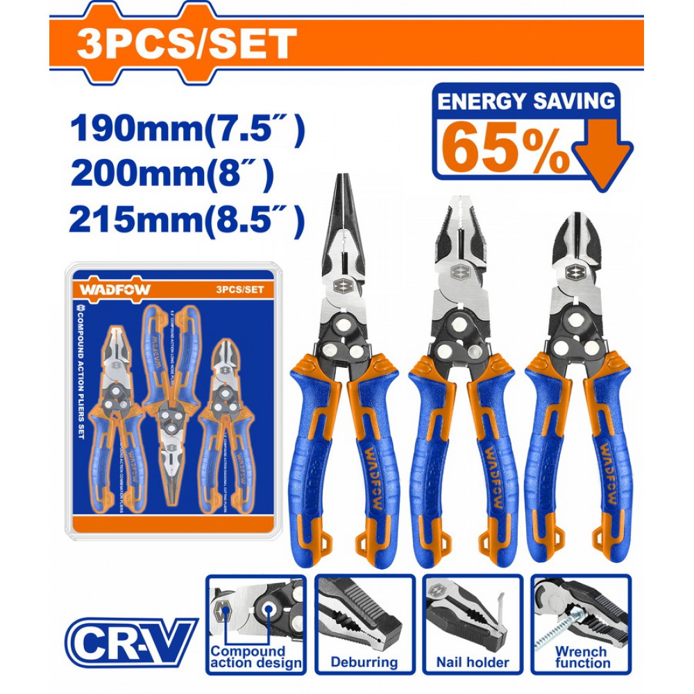 WADFOW ΣΕΤ ΠΕΝΣΟΕΙΔΗ ΣΥΝΘΕΤΗΣ ΛΕΙΤΟΥΡΓΙΑΣ 3ΤΕΜ (WPS0403)