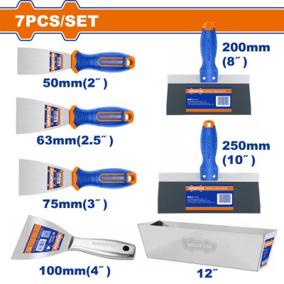 WADFOW ΣΕΤ ΣΠΑΤΟΥΛΕΣ & ΣΠΑΤΟΥΛΑΔΟΡΟΙ 7 ΤΕΜ (WPT8A07)