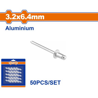 WADFOW ΠΡΙΤΣΙΝΙΑ ΑΛΟΥΜ. 3.2 X 6.4mm 50TEM (WREZK11)