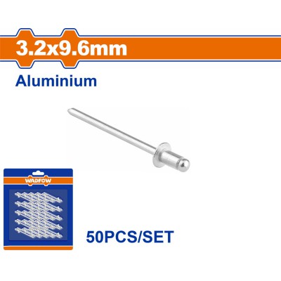 WADFOW ΠΡΙΤΣΙΝΙΑ ΑΛΟΥΜ. 3.2 X 9.6mm 50TEM (WREZK12)