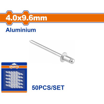 WADFOW ΠΡΙΤΣΙΝΙΑ ΑΛΟΥΜ. 4 X 9.6mm 50TEM (WREZK22)