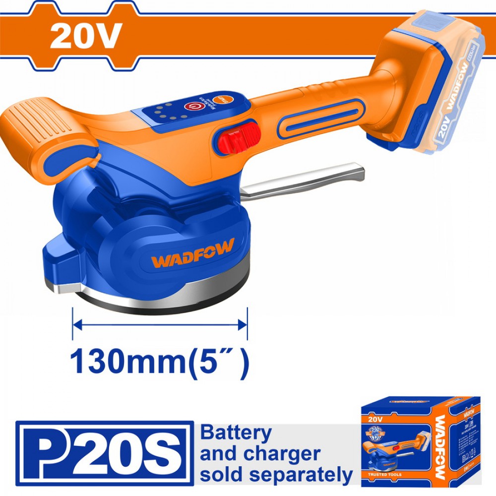 WADFOW ΔΟΝΗΤΙΚΟ ΠΛΑΚΙΔΙΩΝ ΜΠΑΤ. Li-ion 20V ΧΩΡΙΣ ΜΠΑΤΑΡΙΑ & ΦΟΡΤΙΣΤΗ (WTVM1D12)