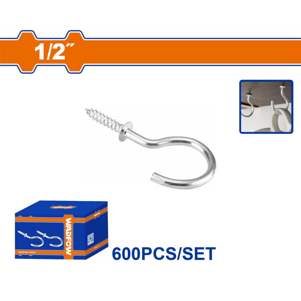 WADFOW ΞΥΛΟΒΙΔΑ ΓΑΝΤΖΟΣ ΓΑΛΒ. 1/2" 600TEM (WVJC511)