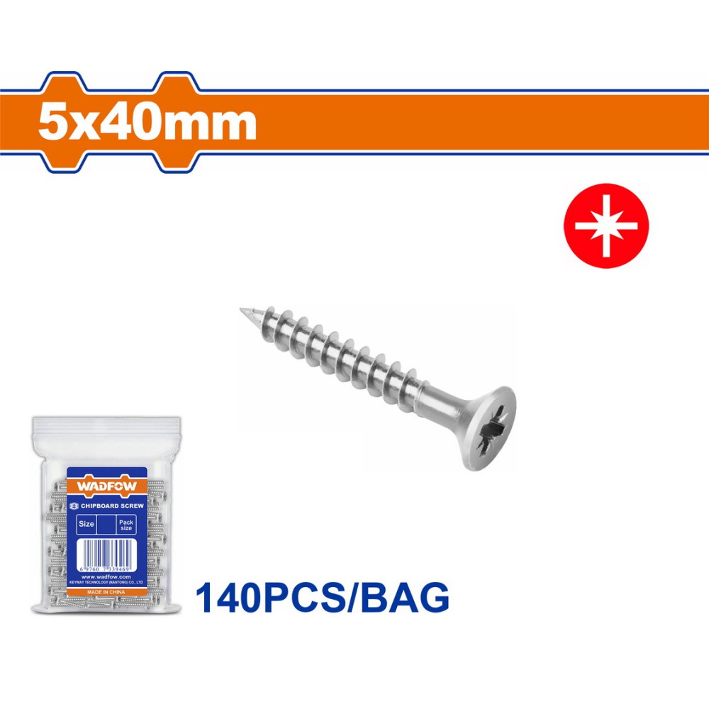 WADFOW ΝΟΒΟΠΑΝΟΒΙΔΑ ΓΑΛΒ. 5 Χ 40mm 140TEM (WXS595A08)