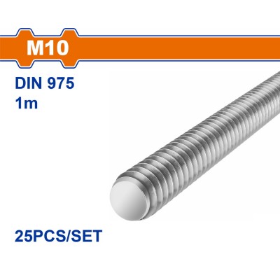 WADFOW ΝΤΙΖΑ-ΟΛΟΠΑΣΟ ΓΑΛΒΑΝΙΖΕ 4.8 DIN975 10mm / 1m (WXSZ310)