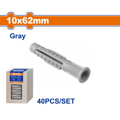 WADFOW ΒΙΣΜΑ ΠΛΑΣΤΙΚΟ PE ΜΕ ΡΟΔΕΛΑ UNIVERSAL 10X62mm 40TEM (WXTFA31)
