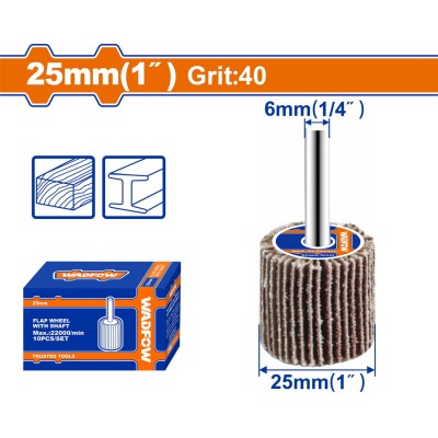 WADFOW ΠΟΛΥΠΤΕΡΟ ΓΥΑΛΟΧΑΡΤΟ ΔΡΑΠΑΝΟΥ Φ-25mm Ρ40 (WYW2501)