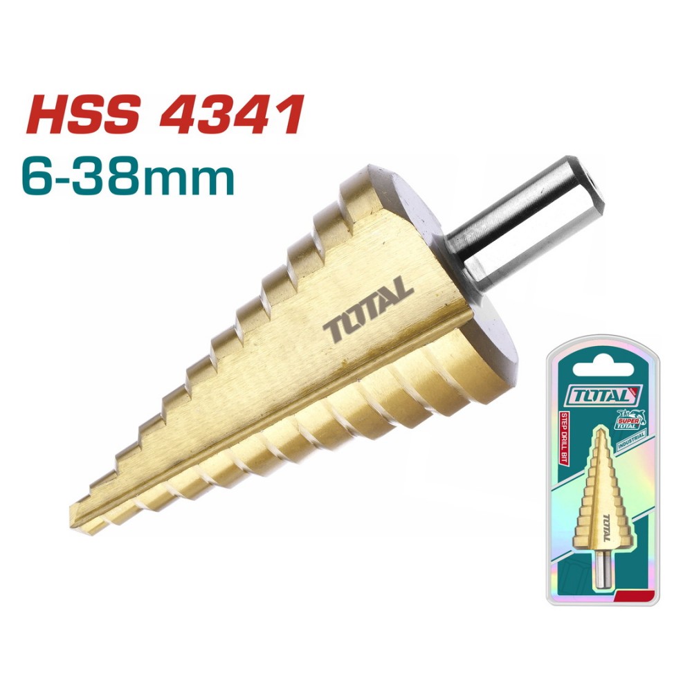 TOTAL ΕΠΑΓΓ. ΤΡΥΠΑΝΙ ΚΩΝΙΚΟ 6-38mm (TAC7563801)