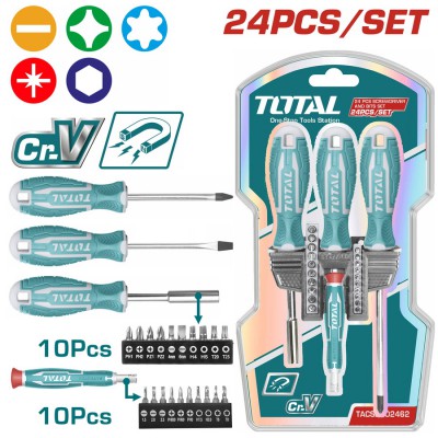 TOTAL ΣΕΤ ΚΑΤΣΑΒΙΔΙΑ ΜΑΓΝΗΤΙΚΑ & ΜΥΤΕΣ 24ΤΕΜ (TACSD302462)