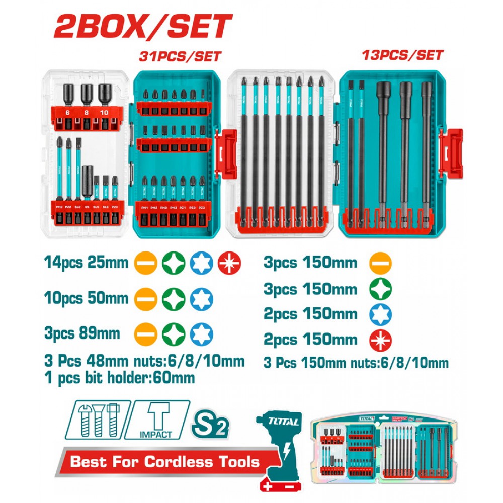 TOTAL ΕΠΑΓΓ. ΣΕΤ ΜΥΤΕΣ ΜΑΥΡΕΣ ΧΤΥΠΗΤΕΣ & ΜΑΓΝΗΤΙΚΑ ΚΑΡΥΔΑΚΙΑ 44ΤΕΜ (TACSDL24408)