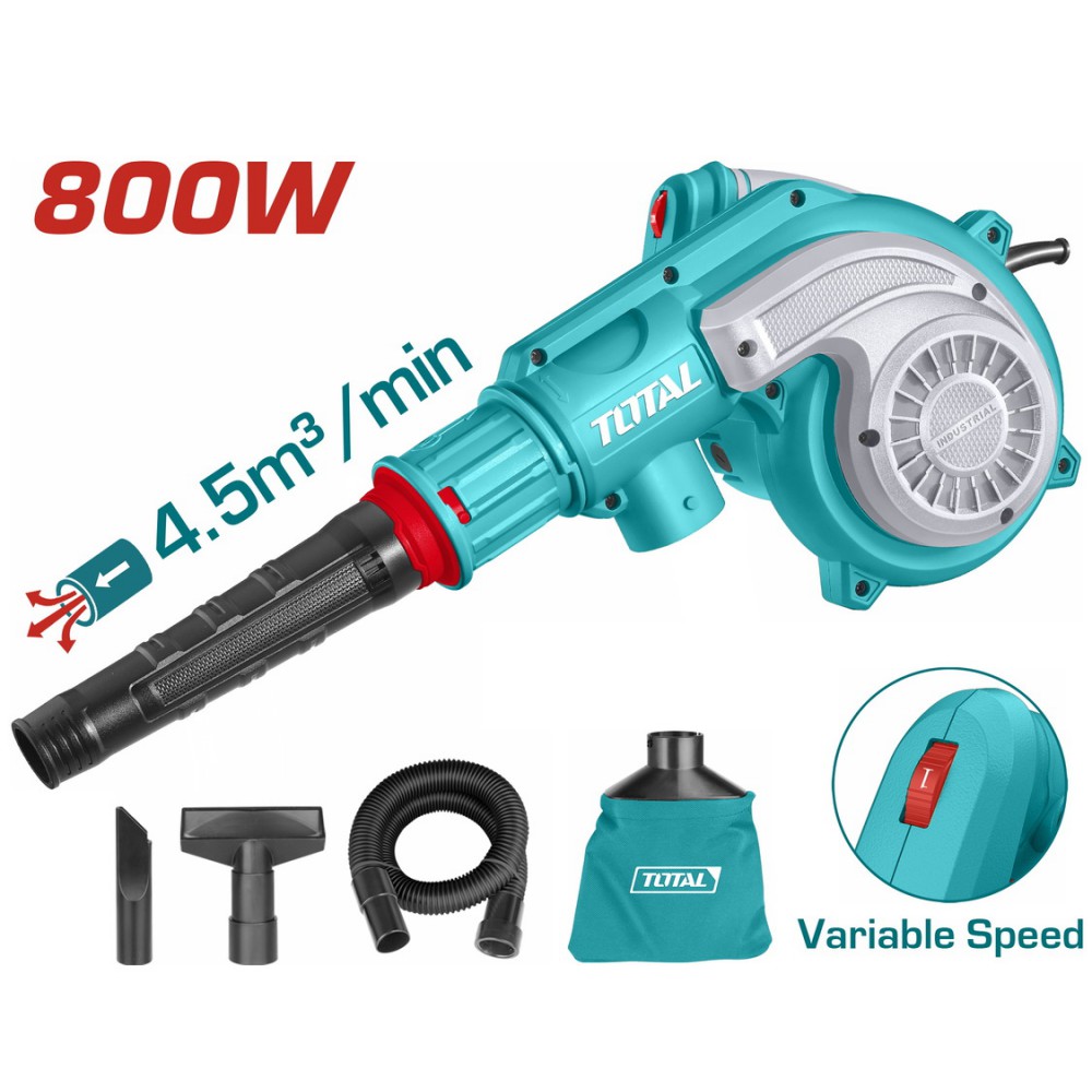 TOTAL ΕΠΑΓΓ. ΗΛΕΚΤΡΙΚΟΣ ΦΥΣΗΤΗΡΑΣ - ΑΝΑΡΡΟΦ. ΗΛΕΚΤΡΟΝΙΚΟΣ 800W (TB8036)