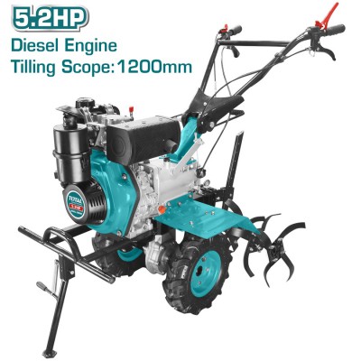 TOTAL ΕΠΑΓΓΕΛΜΑΤΙΚΟ ΣΚΑΠΤΙΚΟ DIESEL 247cc / 5.2HP / 120cm ΚΟΡΩΝΑ - ΠΗΝΙΟ (TDC12001)