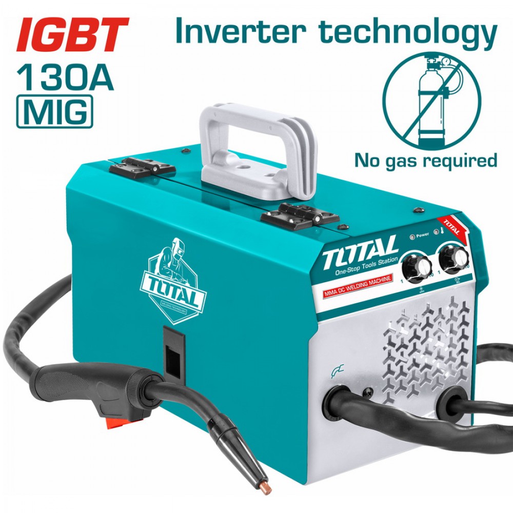 TOTAL ΗΛΕΚΤΡΟΚΟΛΛΗΣΗ INVERTER FCAW 230V / 130A ΧΩΡΙΣ ΑΕΡΙΟ (TFC1301)