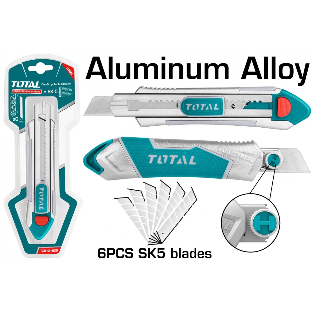 TOTAL ΕΠΑΓΓ. ΜΑΧΑΙΡΙ ΑΛΟΥΜΙΝΙΟΥ Β.Τ 185mm (TG5121806)