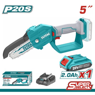 TOTAL ΣΕΤ ΑΛΥΣΟΠΡΙΟΝΟ ΚΛΑΔΕΥΤΙΚΟ ΜΠΑΤ. Li-ion 20V / 5" / 2Ah / 1 ΜΠΑΤ (TGSLI20581)