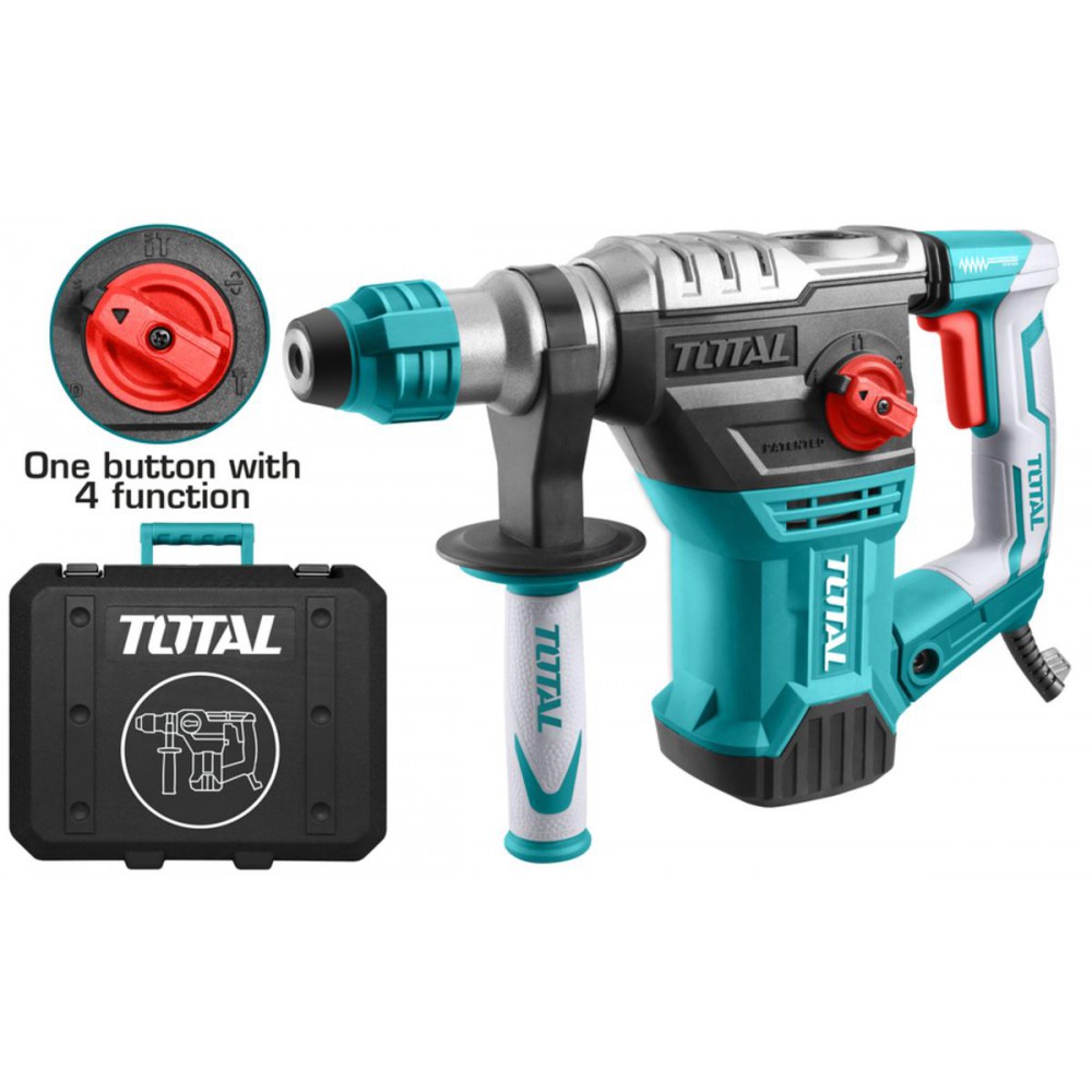 TOTAL ΕΠΑΓΓΕΛΜΑΤΙΚΟ ΠΙΣΤΟΛΕΤΟ ΠΕΡΙΣΤΡ. - ΣΚΑΠΤΙΚΟ SDS-PLUS 1.500W 4 FUCTIONS (TH1153236)