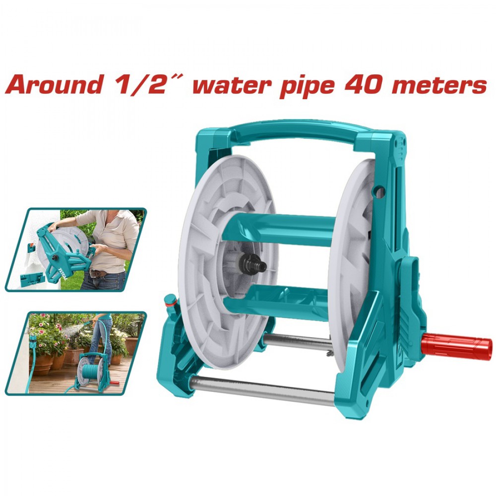 TOTAL ΦΟΡΗΤΗ ΑΝΕΜΗ ΛΑΣΤΙΧΟΥ ΠΟΤΙΣΜΑΤΟΣ 1/2" - 40m (THHR40122)