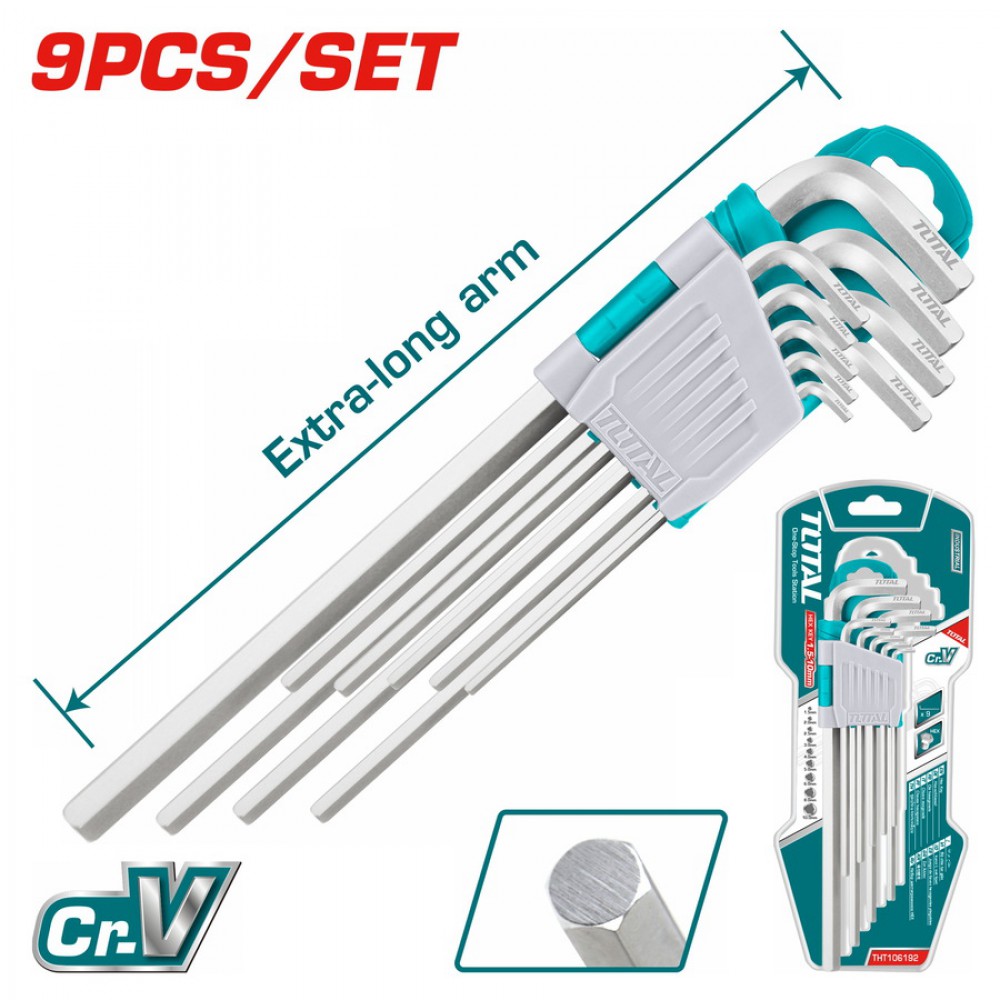 TOTAL ΕΠΑΓΓ. ΣΕΤ ΑΛΛΕΝ ΜΑΚΡΙΑ 9ΤΕΜ / 1.5-10mm (THT106192)