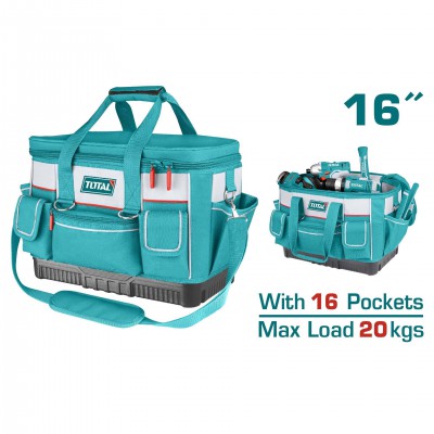TOTAL ΕΠΑΓΓΕΛΜΑΤΙΚΗ ΕΡΓΑΛΕΙΟΘΗΚΗ ΤΣΑΝΤΑ 16" (THT56161)