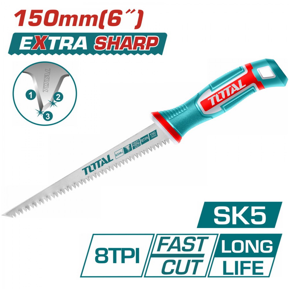 TOTAL ΕΠΑΓΓ. ΠΡΙΟΝΙ ΓΥΨΟΣΑΝΙΔΑΣ 6" / 150mm (THWBSW1508)