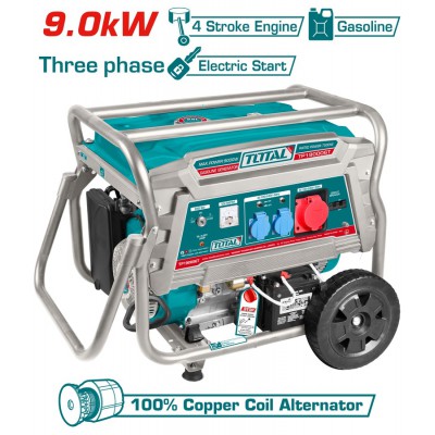 TOTAL ΕΠΑΓΓ. ΗΛΕΚΤΡΟΓΕΝΝΗΤΡΙΑ ΒΕΝΖΙΝΗΣ 9.000W ΤΡΙΦΑΣΙΚΗ (TP190006T)