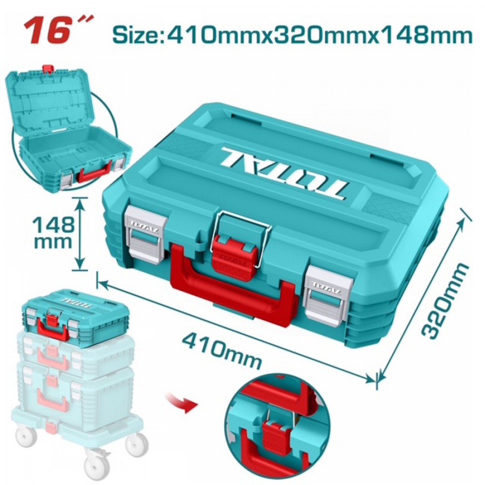 TOTAL ΠΛΑΣΤΙΚΗ ΕΡΓΑΛΕΙΟΘΗΚΗ 16" (TPBXS101)