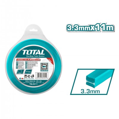 TOTAL ΜΕΣΙΝΕΖΑ ΤΕΤΡΑΓΩΝΗ 3.3mm - 11m (TSL3311)