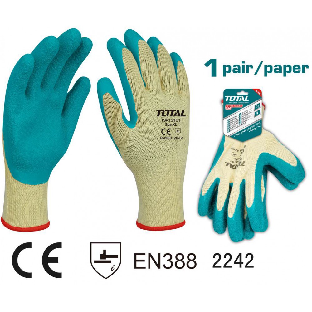 TOTAL ΓΑΝΤΙΑ LATEX ΕΡΓΑΣΙΑΣ (TSP13101)