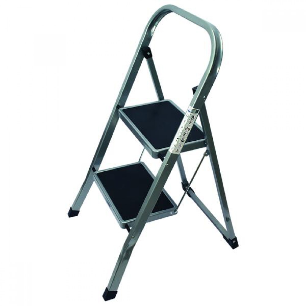 TECHBOSS Σκαλοσκαμπό Μεταλλικό 2 Σκαλοπάτια