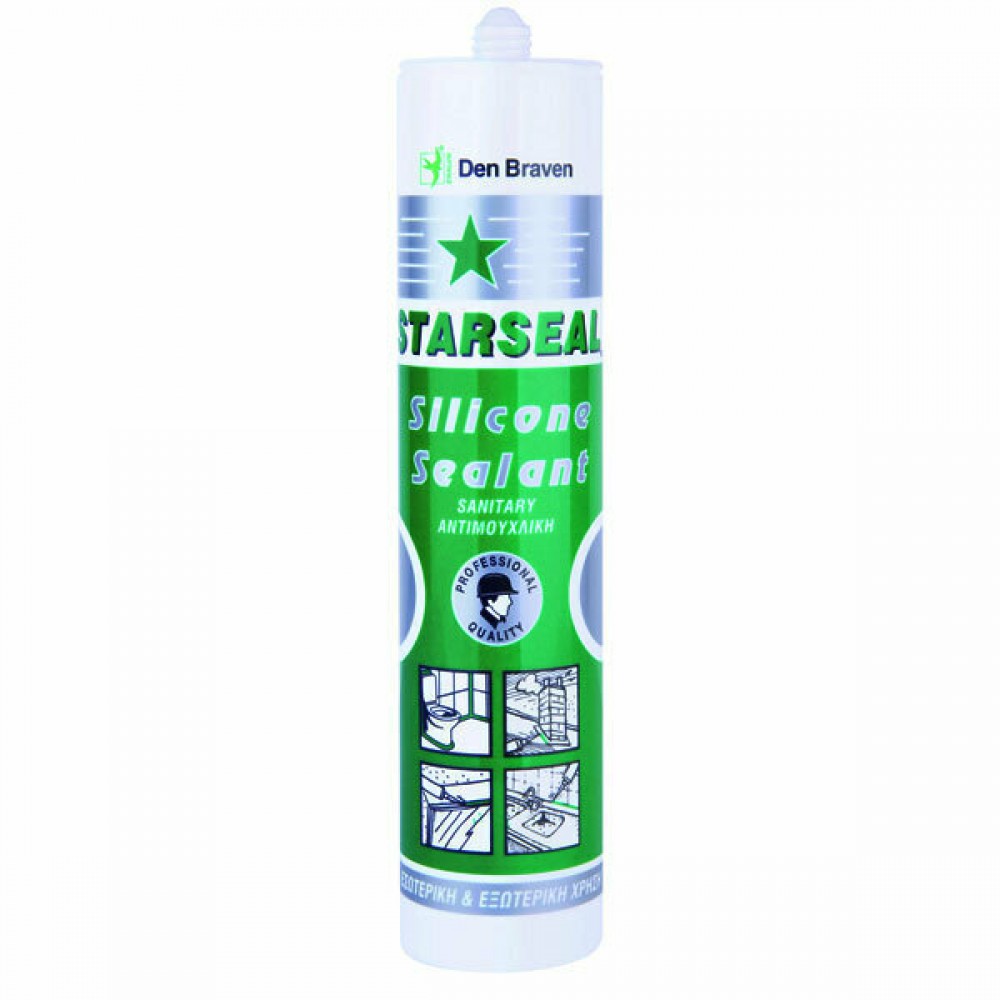 ELASTOTET SILICONE STARSEAL ΑΝΤΙΜΟΥΧΛΙΚΗ ΣΙΛΙΚΟΝΗ ΕΓΧΡΩΜΗ 260ML