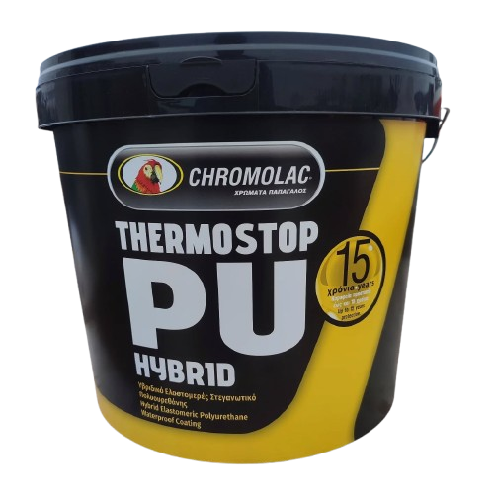 Chromolac Thermostop PU Hybrid Στεγανωτικό Ταρατσών ΛΕΥΚΟ 10LT