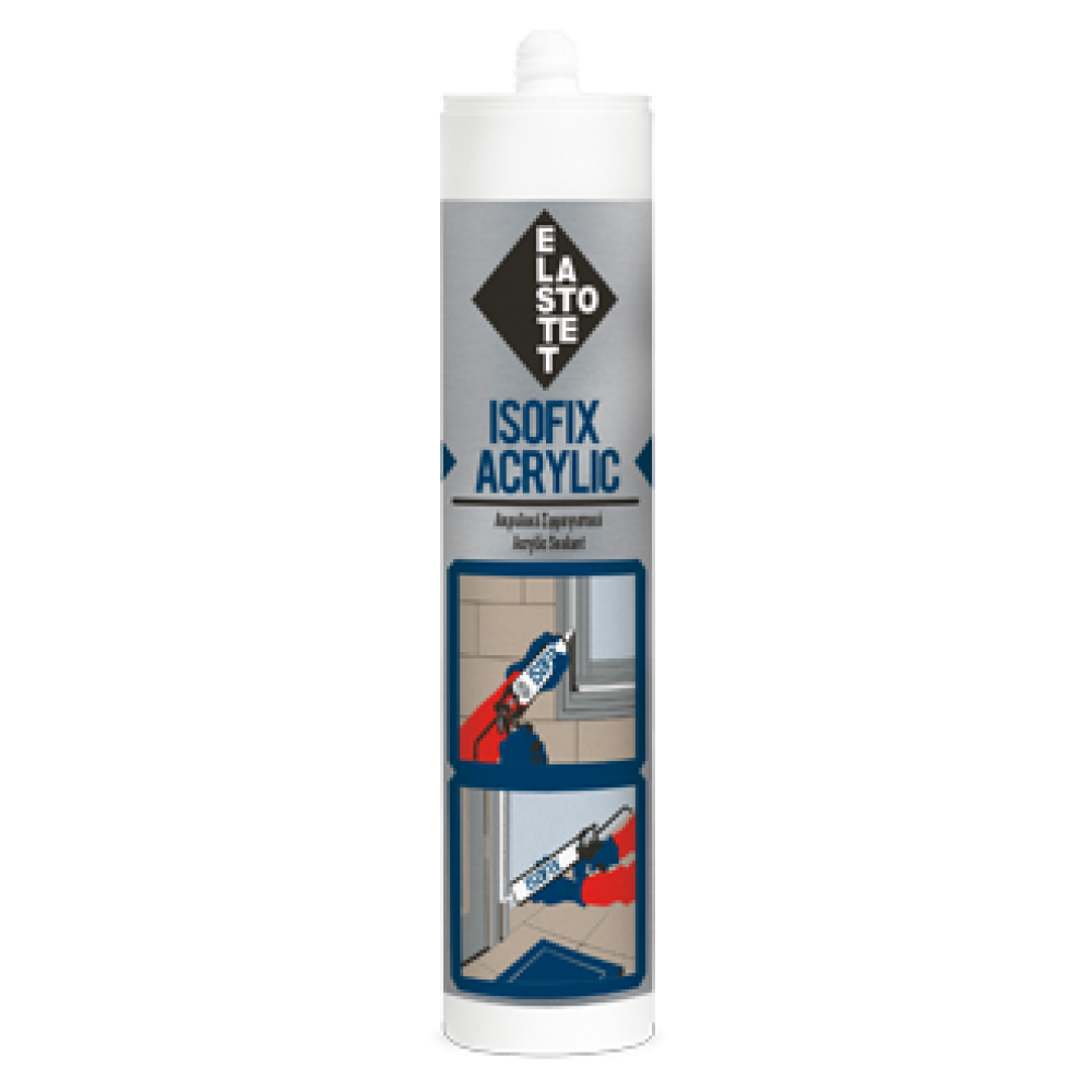 ELASTOTET ISOFIX ACRYLIC ΛΕΥΚΟ ΑΚΡΥΛΙΚΟ ΣΦΡΑΓΙΣΤΙΚΟ  260ML