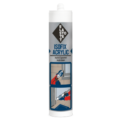 ELASTOTET ISOFIX ACRYLIC ΛΕΥΚΟ ΑΚΡΥΛΙΚΟ ΣΦΡΑΓΙΣΤΙΚΟ  260ML