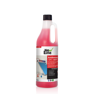 Antifreeze Red -12°C + 102°C Αντιπαγωτικό & Αντιθερμικό Yγρό για Ηλιακούς Θερμοσίφωνες 1L